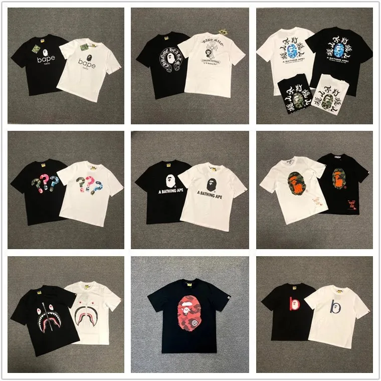Bape Camo Ape Letter Print T-Shirt — Photo 3