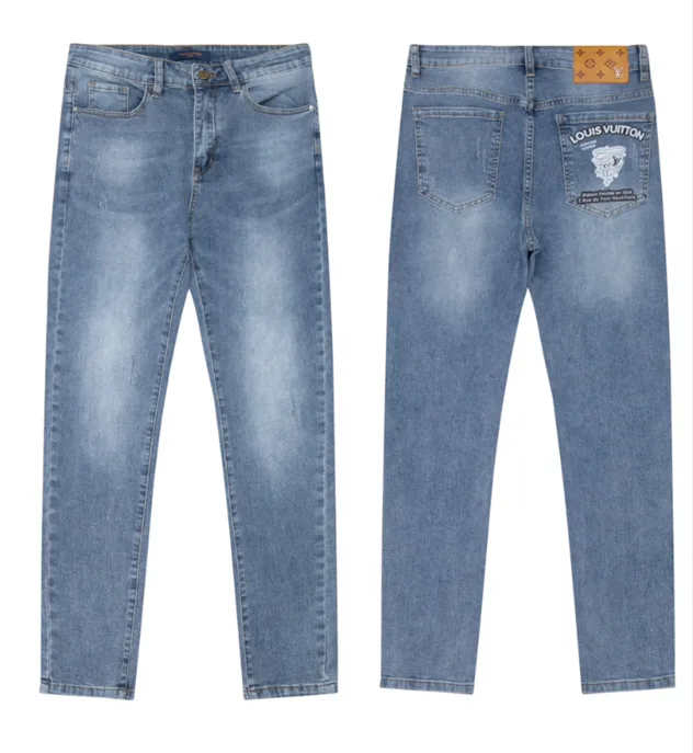 Print Denim Jeans — photo 12