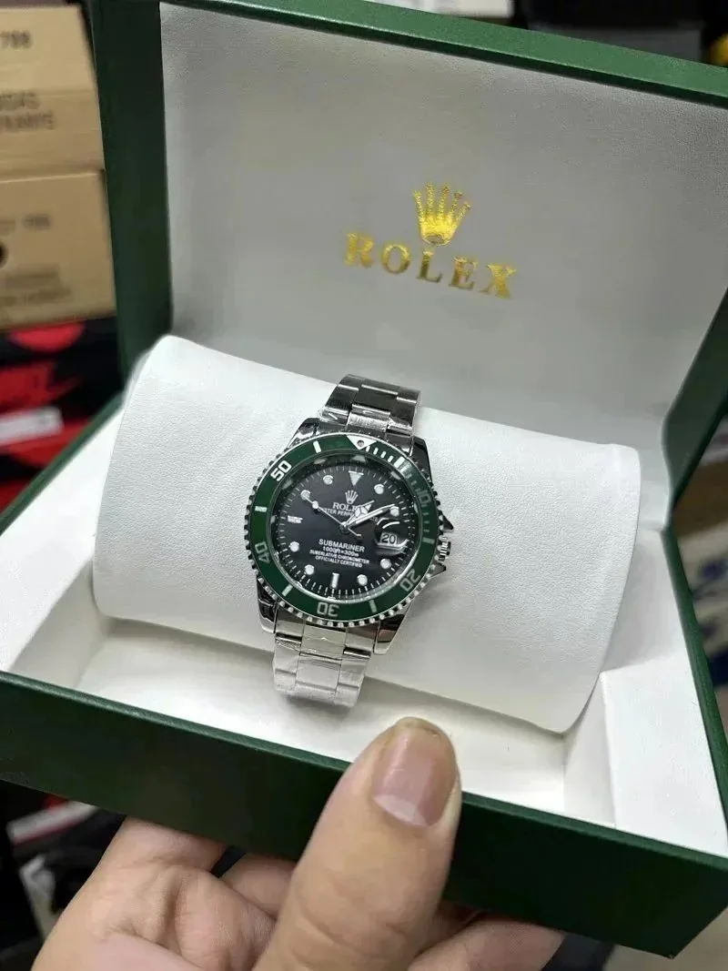 Rolex Submariner Green Bezel Watch — Photo 6