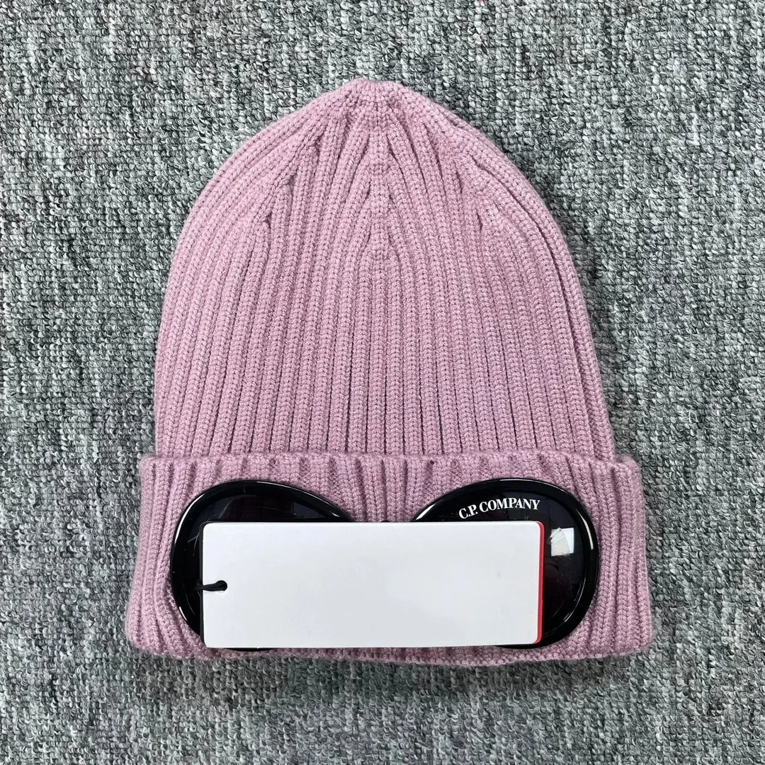CP Company Ribbed Knit Goggle Beanie — QC