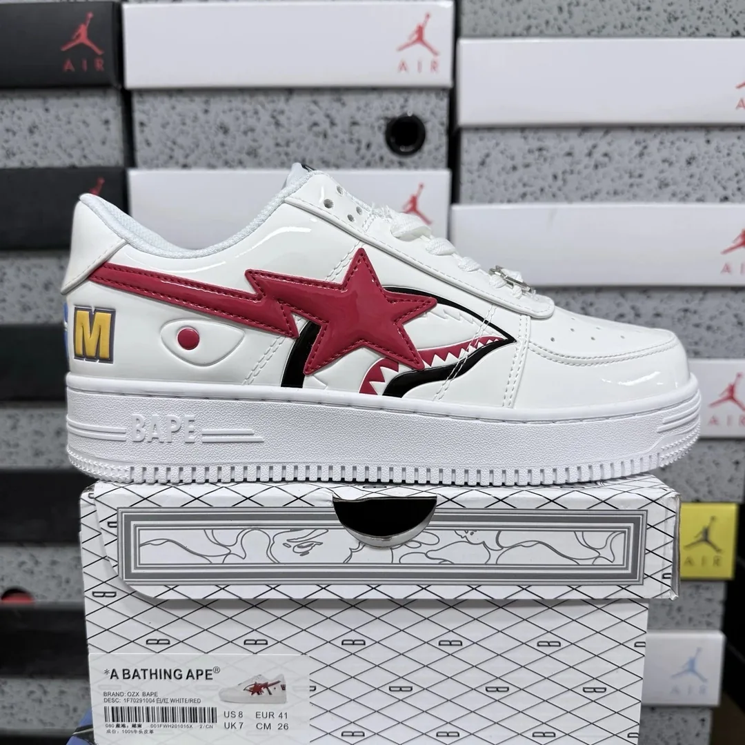 Bape Sta Shark Face Low-Top Sneakers — photo 2