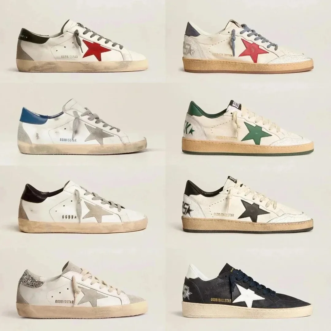 Golden Goose Super-Star Grey Skate Shoes