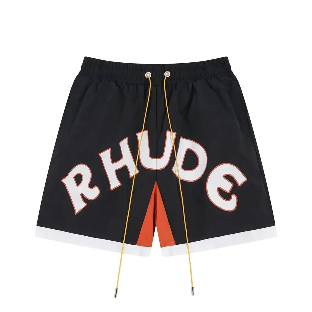 Colorblock Letter Mesh Shorts — QC