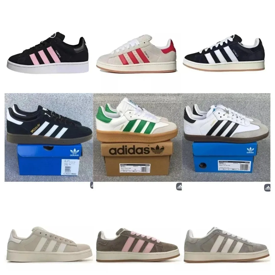 Adidas Campus 00s Green Lace-Up Sneakers