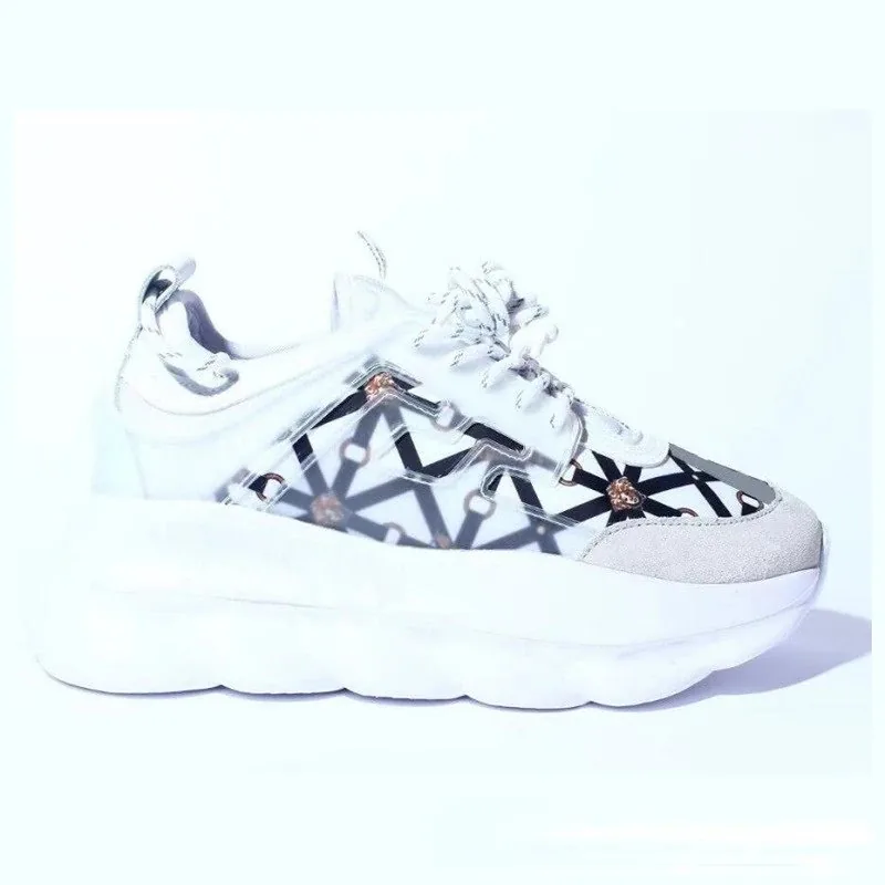 Versace Chain Reaction White Simple Trainers — photo 8