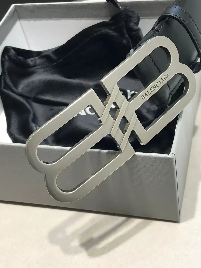 Balenciaga Signature Coated Canvas Belt — QC