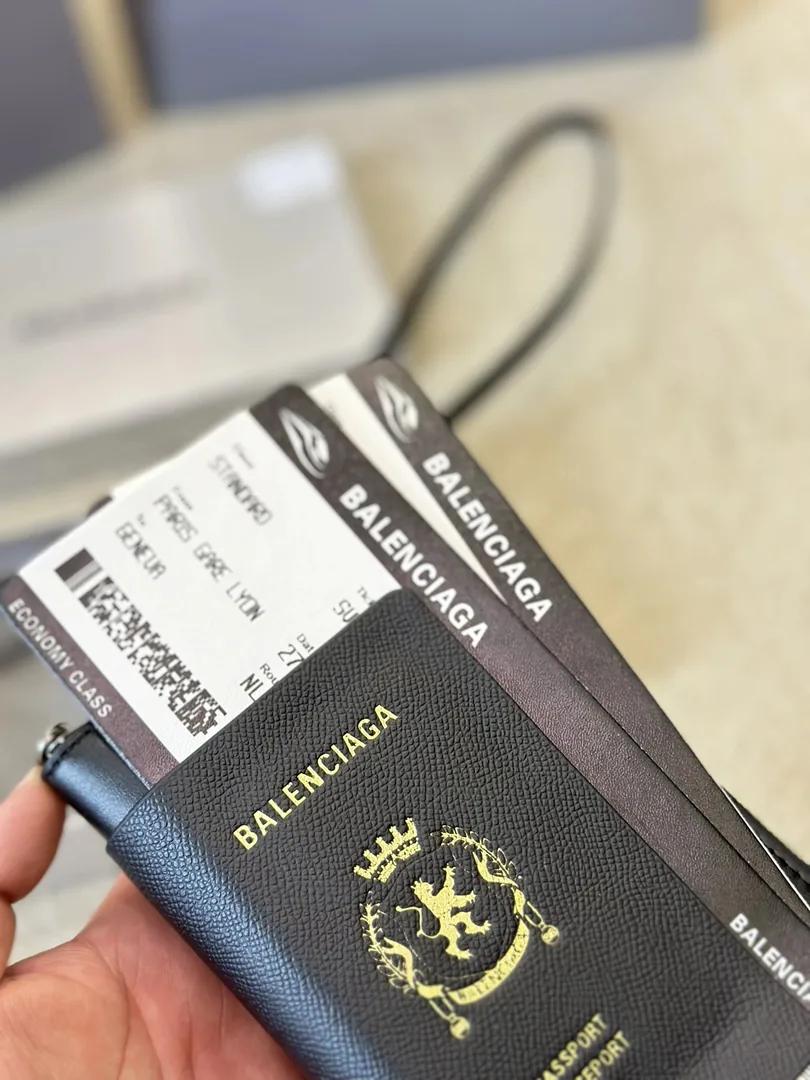 Balenciaga Leather Passport Holder — Photo 7