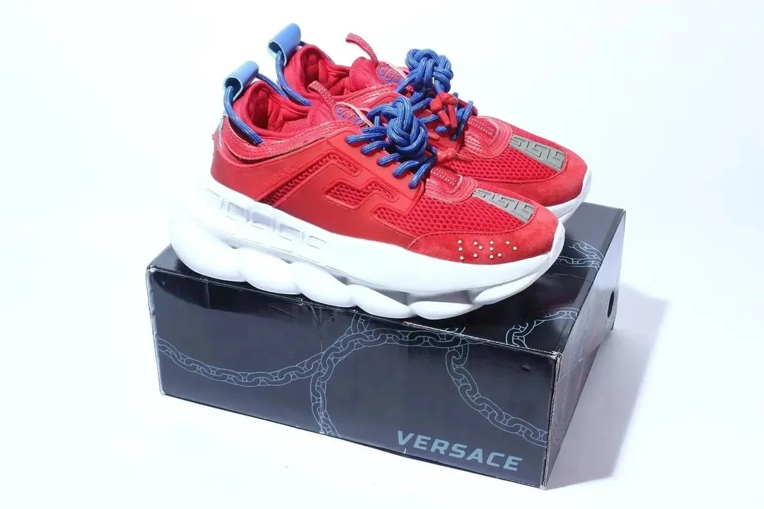 Versace Chain Reaction White Trainers — Photo 15