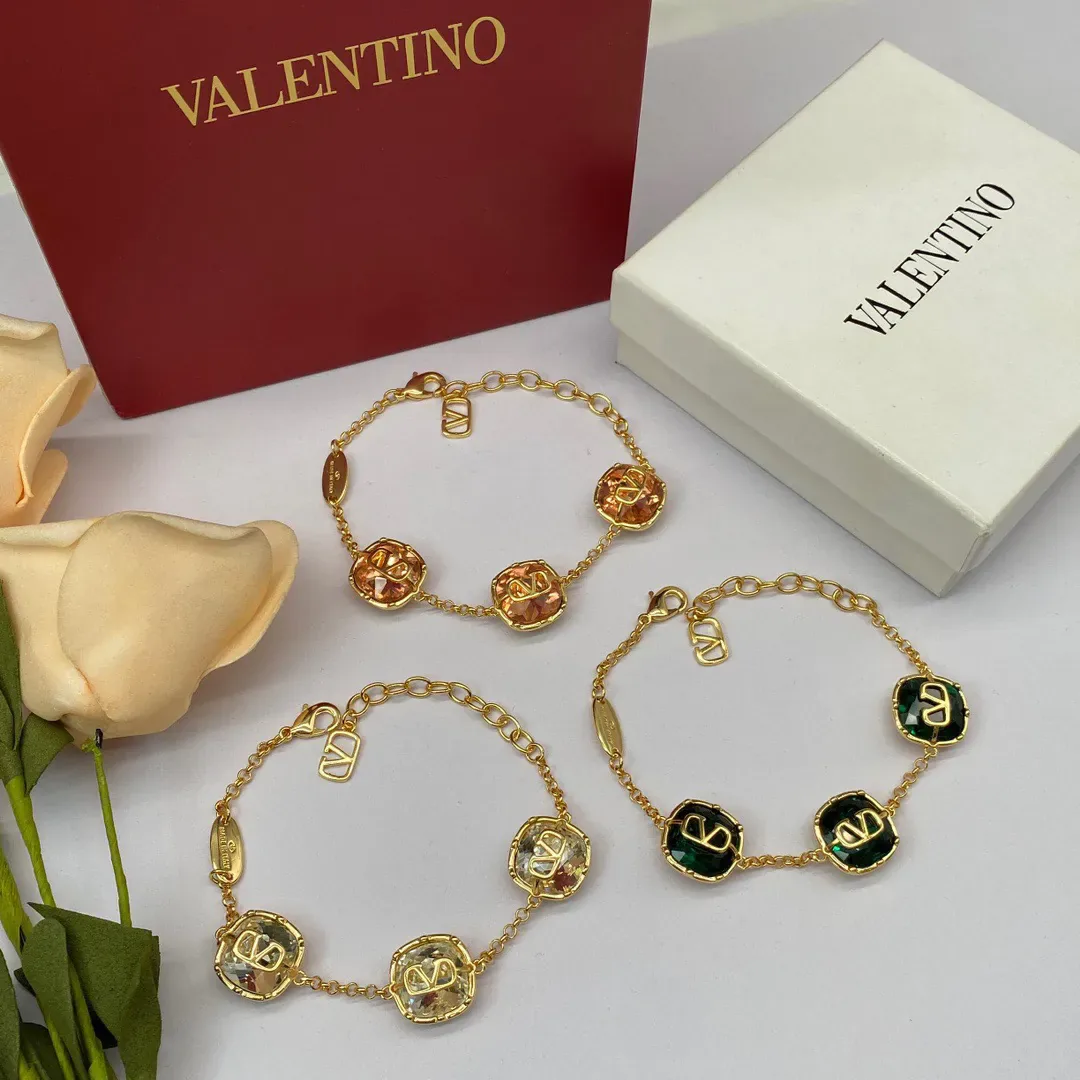 Crystal Letter Bracelet