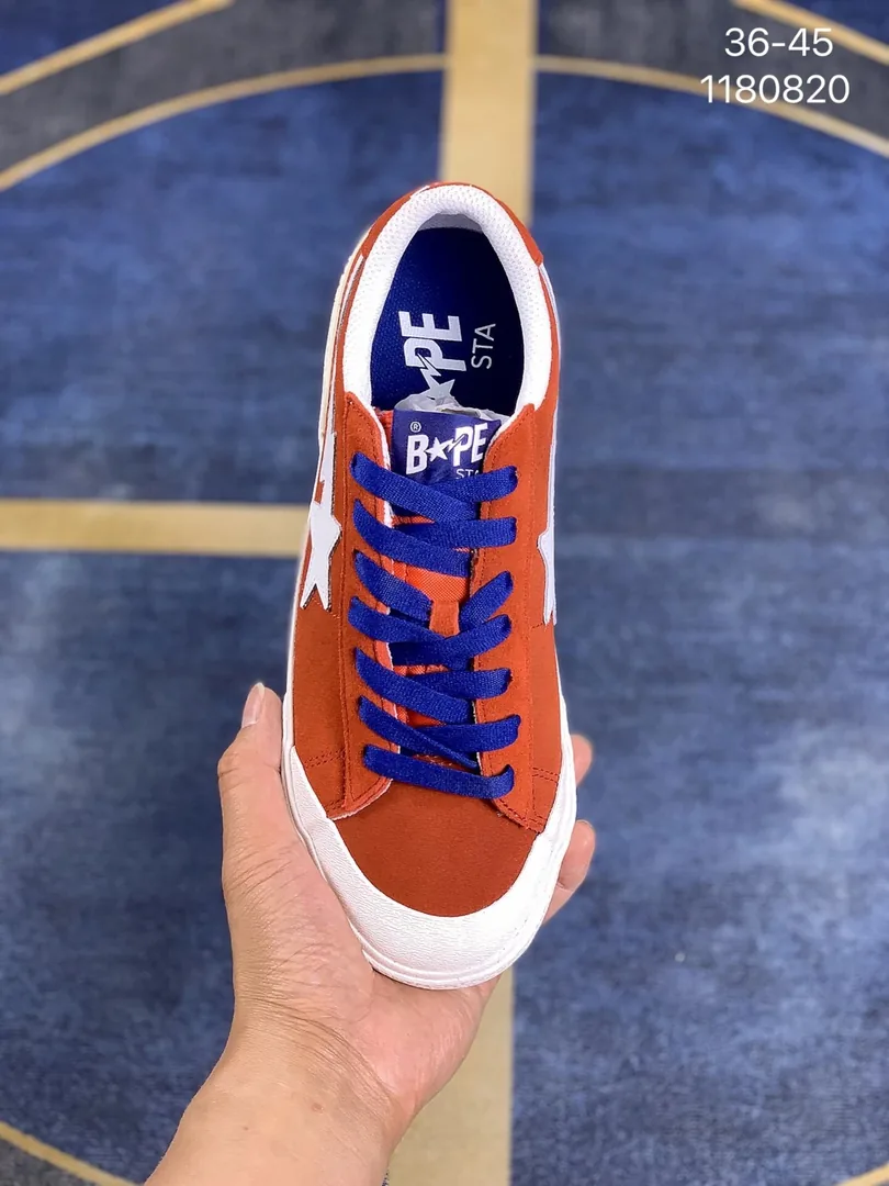 Bape Sta Green Suede Low-Tops — Photo 11