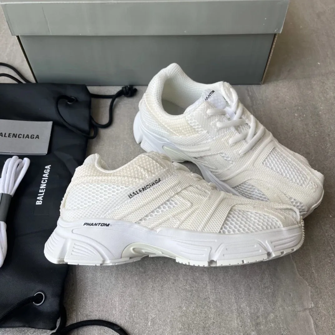 Balenciaga Phantom White Trainer Low-Top — QC