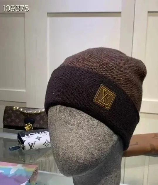Louis Vuitton Damier Knit Beanie Collection — QC