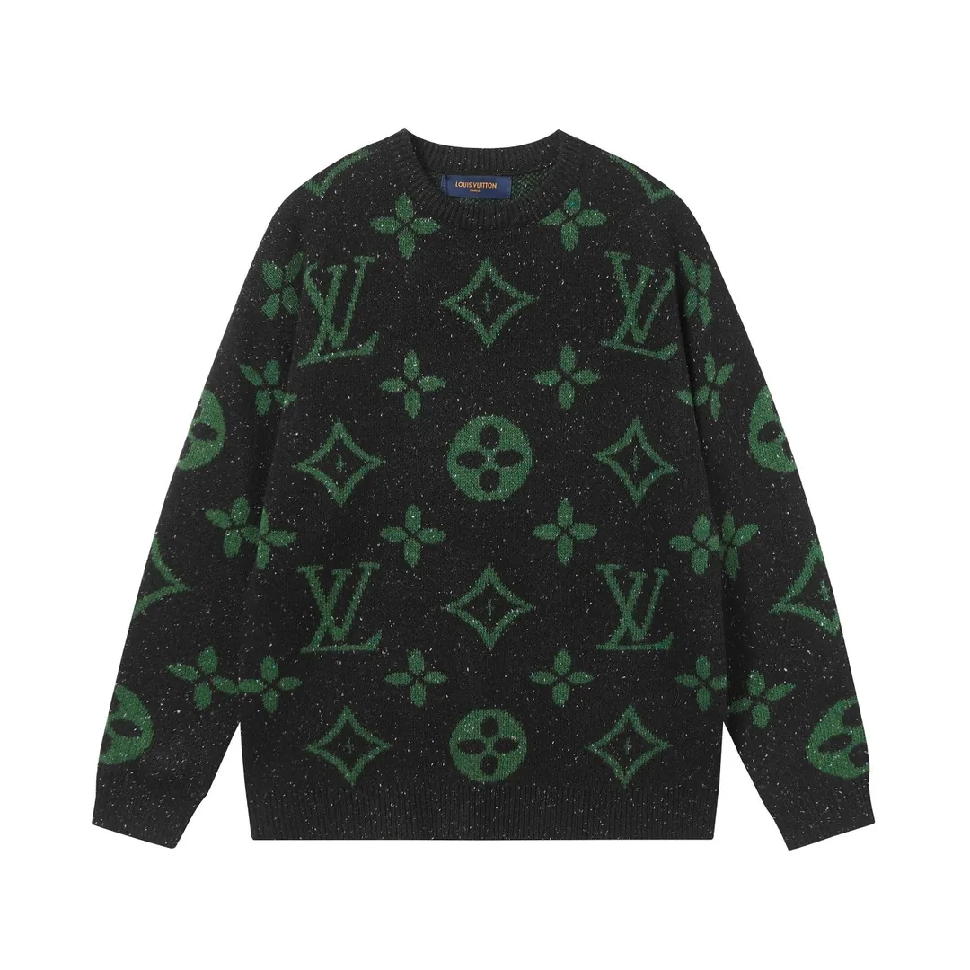 Patterned Knit Sweater — Photo 7