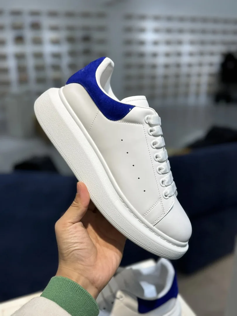 Alexander McQueen Oversized Sneaker White Black Platform Sneakers — Photo 8