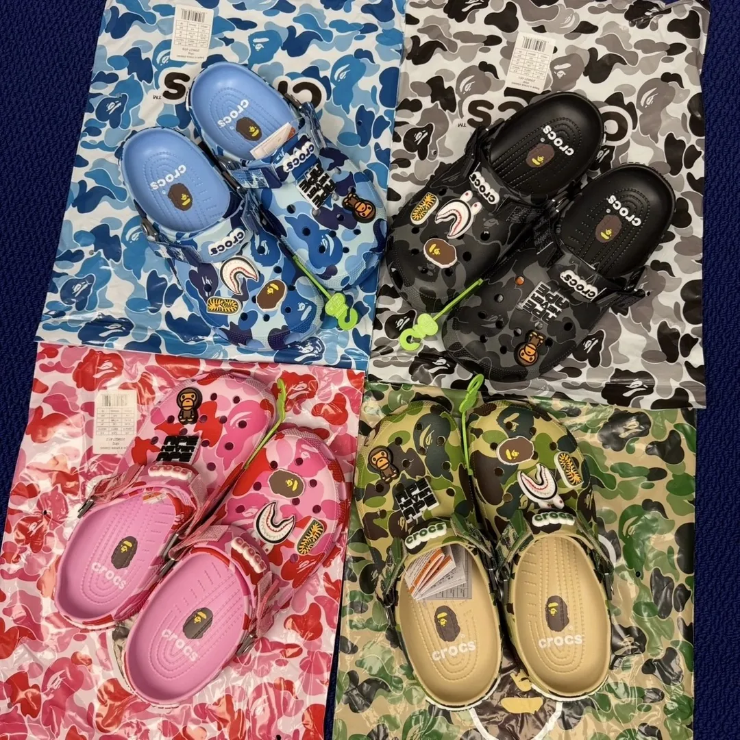 Crocs Collab Four-Color Clogs — QC