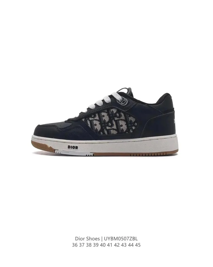 Dior B27 Grey Bee-Print Trainers — Photo 3