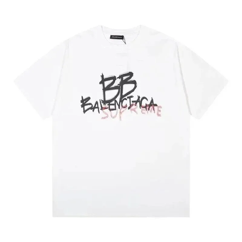 Balenciaga Logo Print T-Shirt Collection — QC