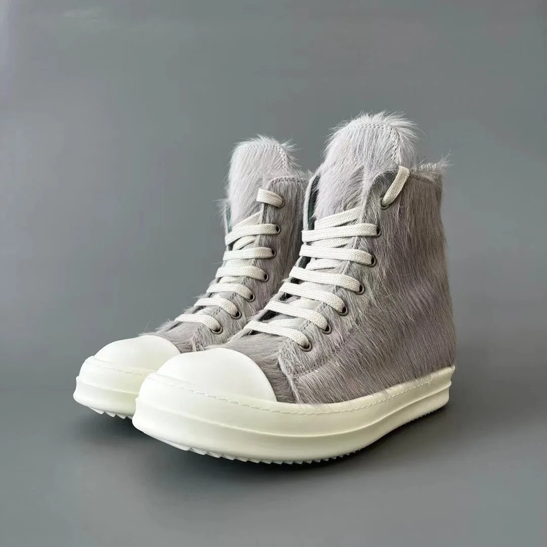Rick Owens Ramones High-Top Fabled Pony