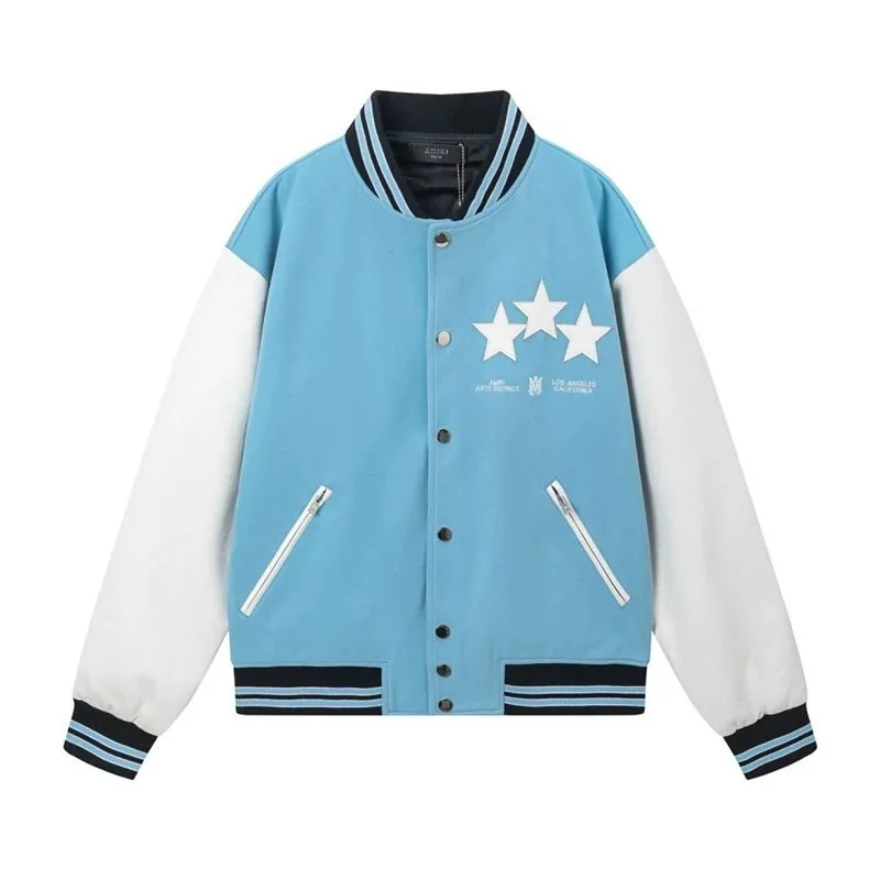 Amiri Brown Eagle Baseball Jacket — QC