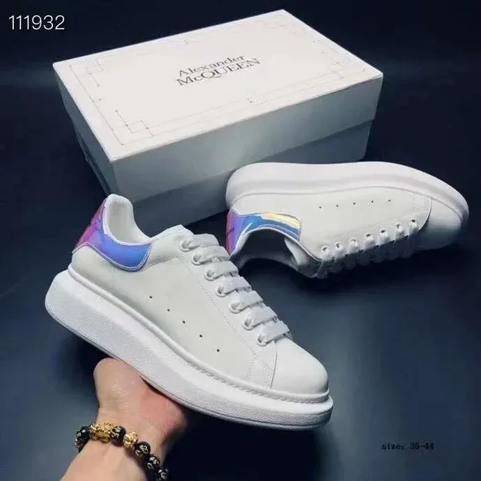Alexander McQueen Oversized Sneaker White Breathable Platfor — photo 7