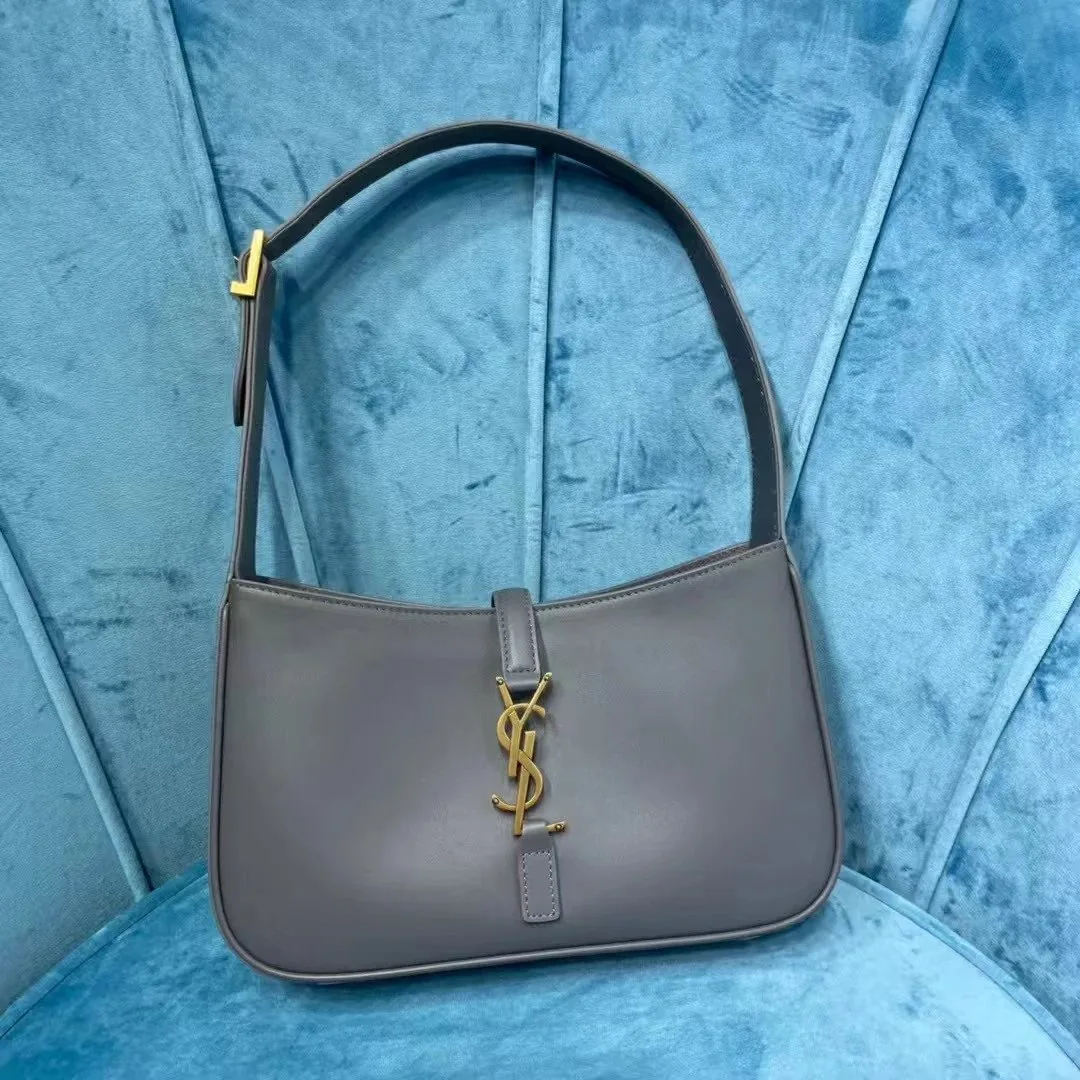 Saint Laurent Leather Shoulder Bag — photo 10