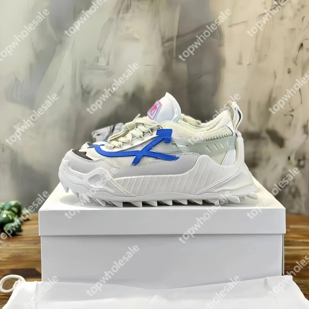 Off-White ODSY-1000 White Lace-Up Skate Shoes — QC