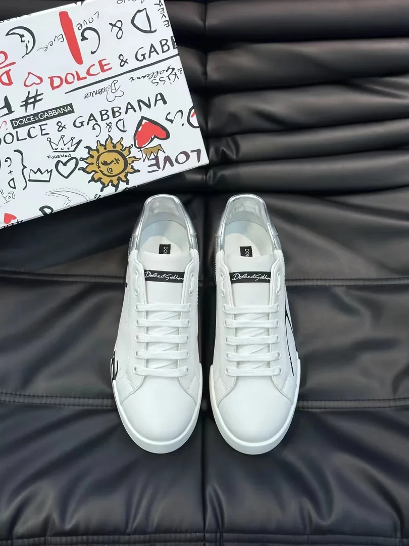Dolce & Gabbana Portofino & Multicolor Graffiti Sneakers — QC