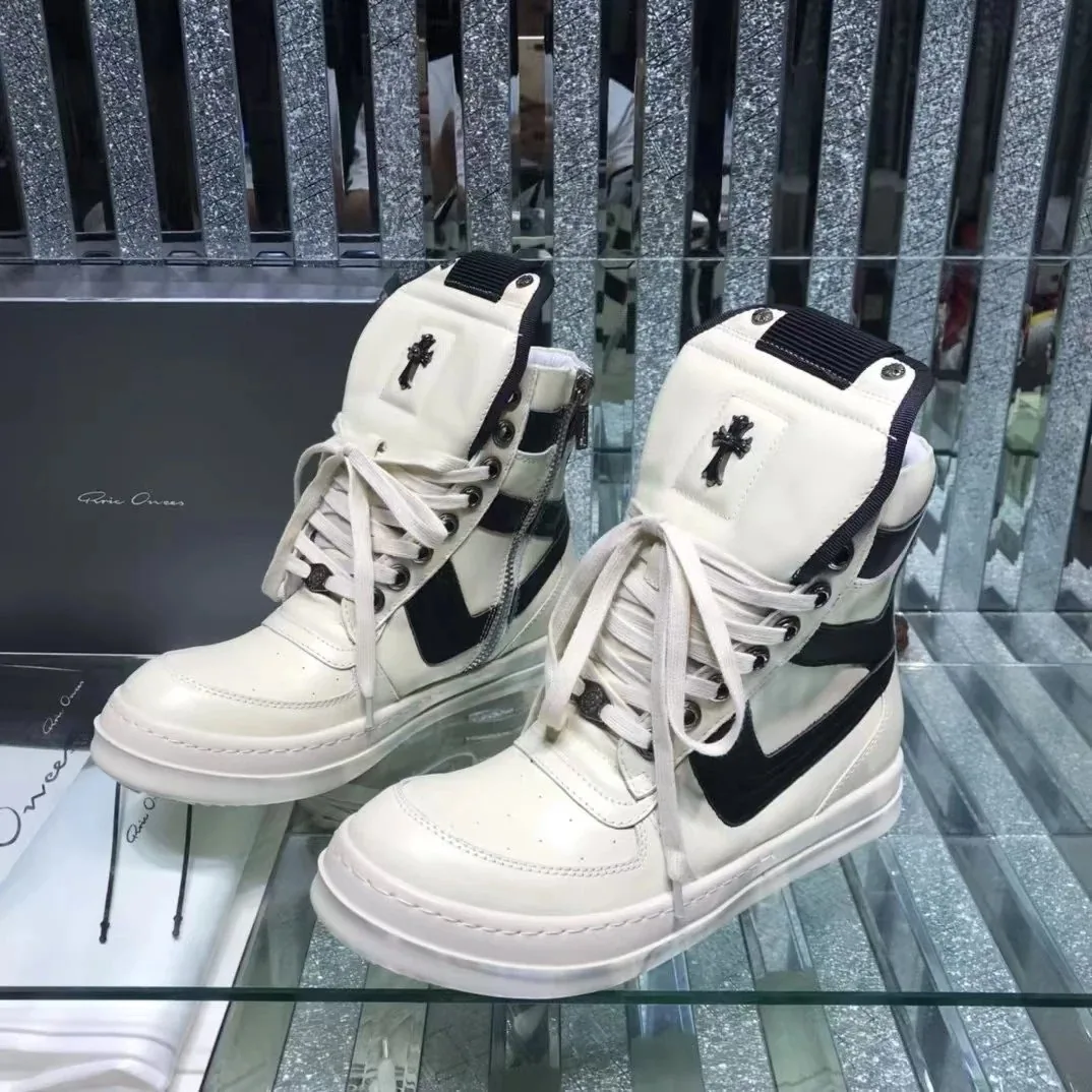 Chrome Hearts White Collab High-Top Sneakers — photo 9