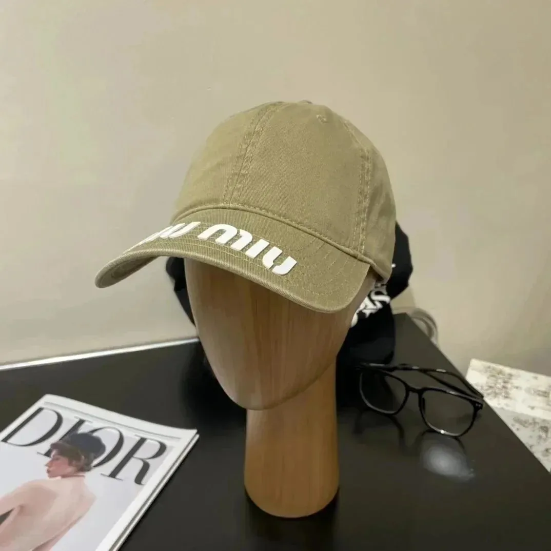 Miu Miu Logo Denim Newsboy Cap Collection — photo 5