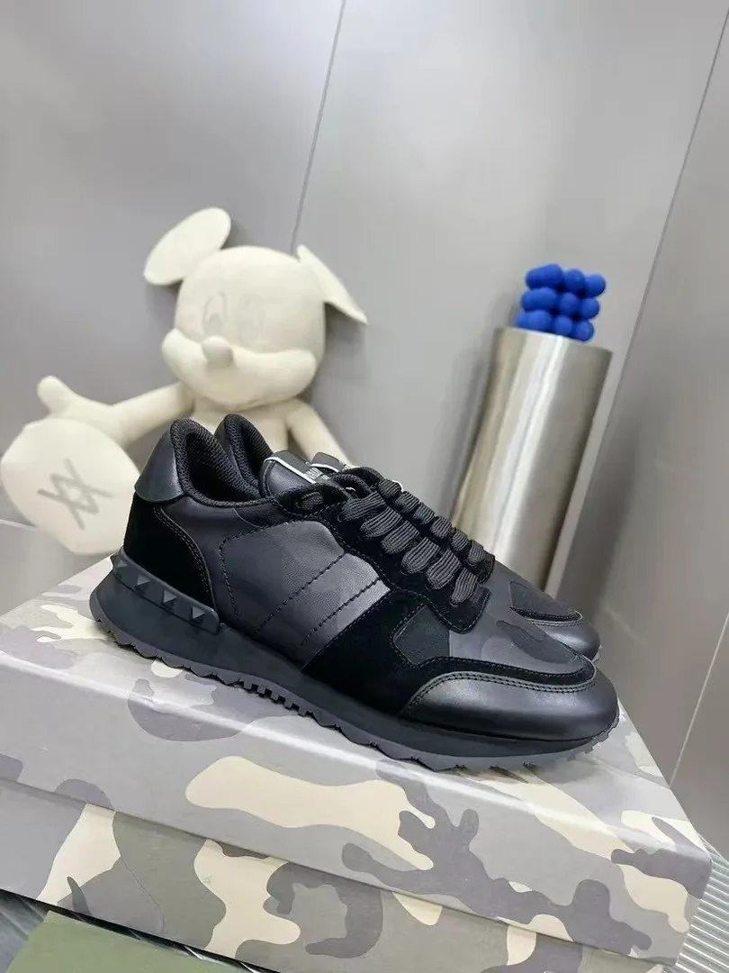 Valentino Rockrunner Black Sneakers