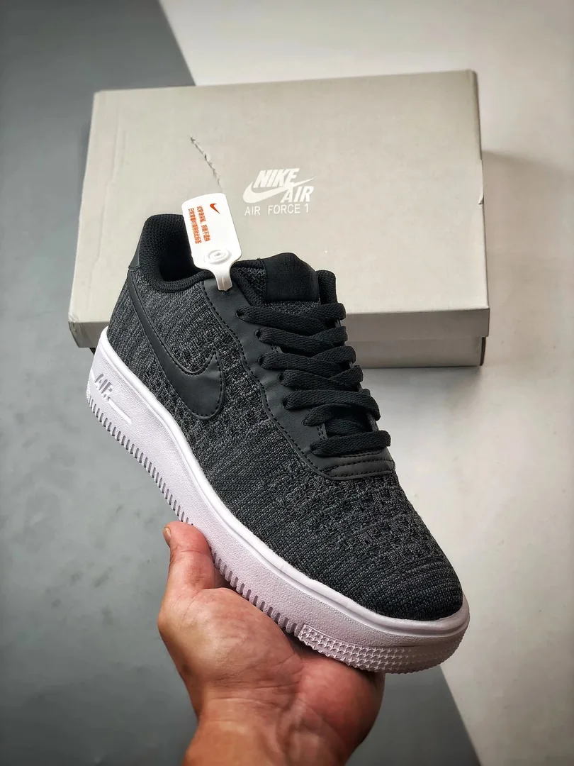 Nike Air Force 1 Flyknit 2.0 Grey Sneakers — Photo 4