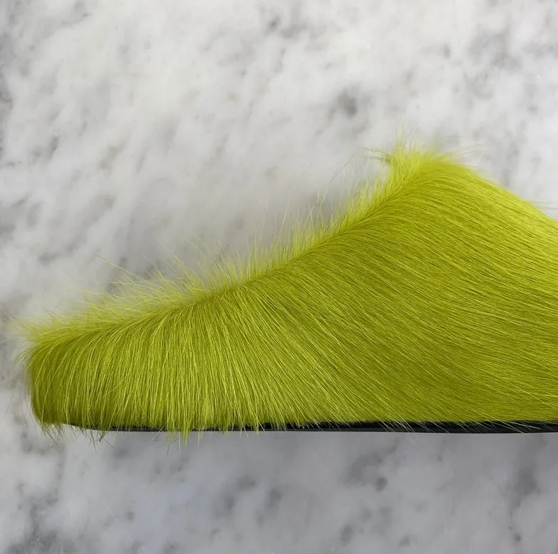 Marni Calfskin Fussbett Sabot Mule — QC