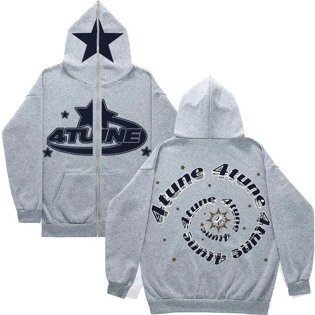 American Zip-Up Hoodie Jacket — Photo 11
