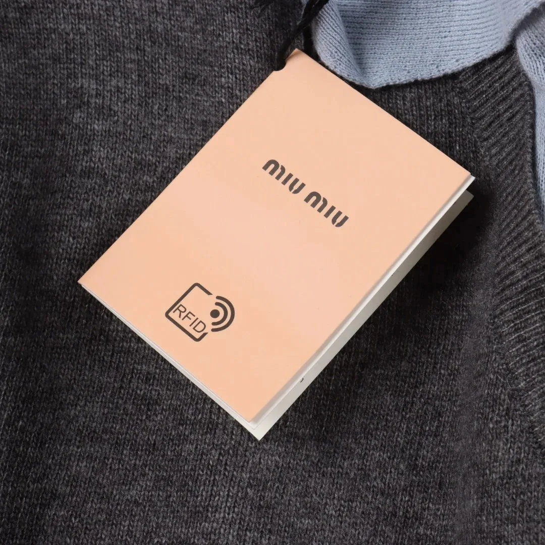 Miu Miu Layered Cashmere Wool Sweater — Photo 9