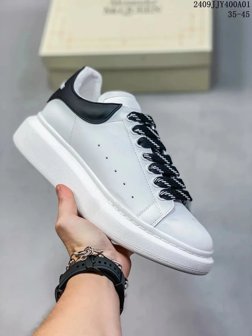 Alexander McQueen Oversized Sneaker White Breathable Platfor — photo 10