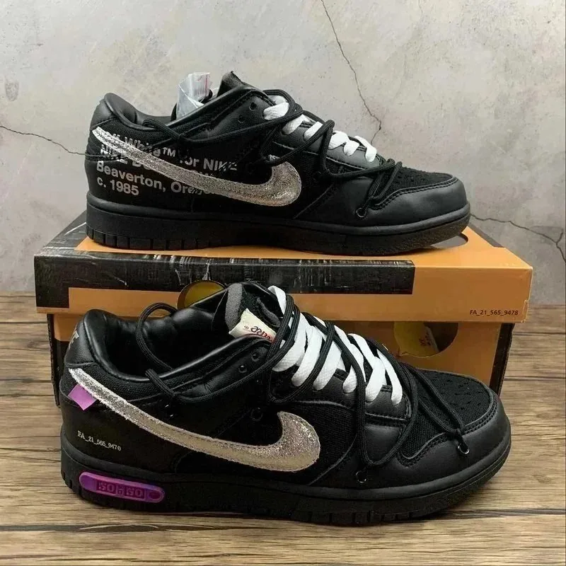 Nike Dunk Low Off-White Running Shoes — Photo 8