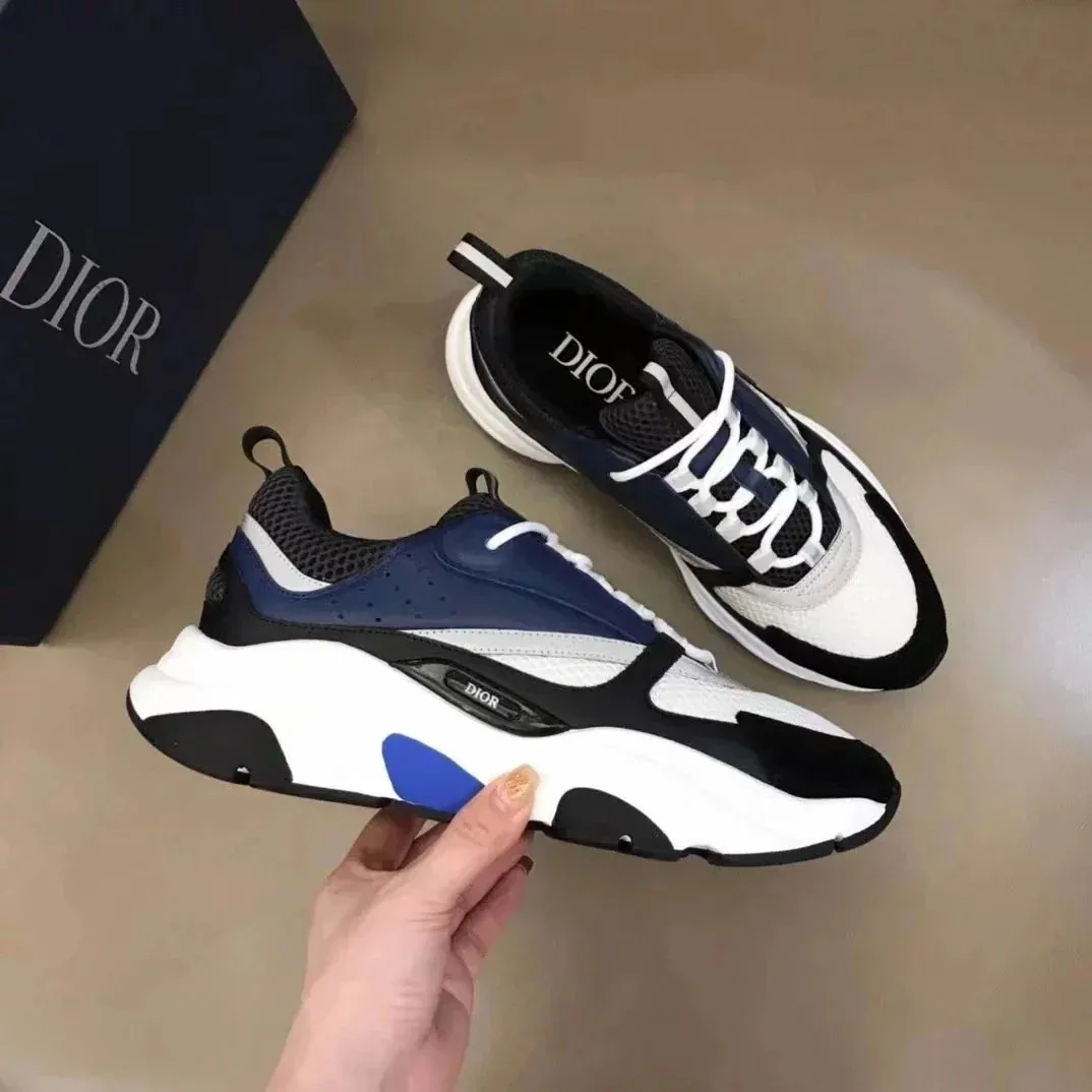 Dior B22 Navy White Low-Tops — Photo 13