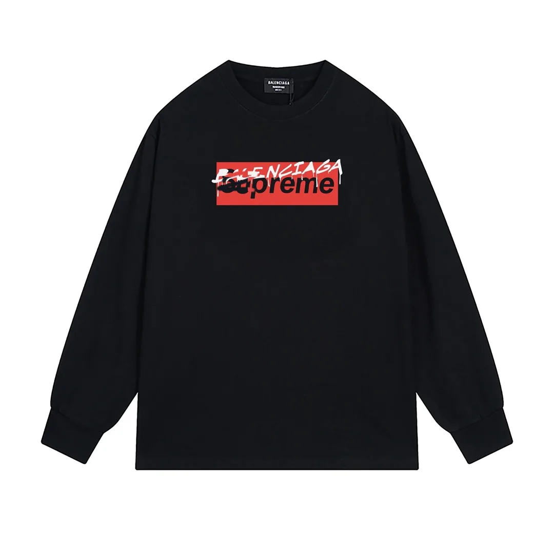 Distressed Graffiti Print Heavyweight Sweatshirt — Photo 12