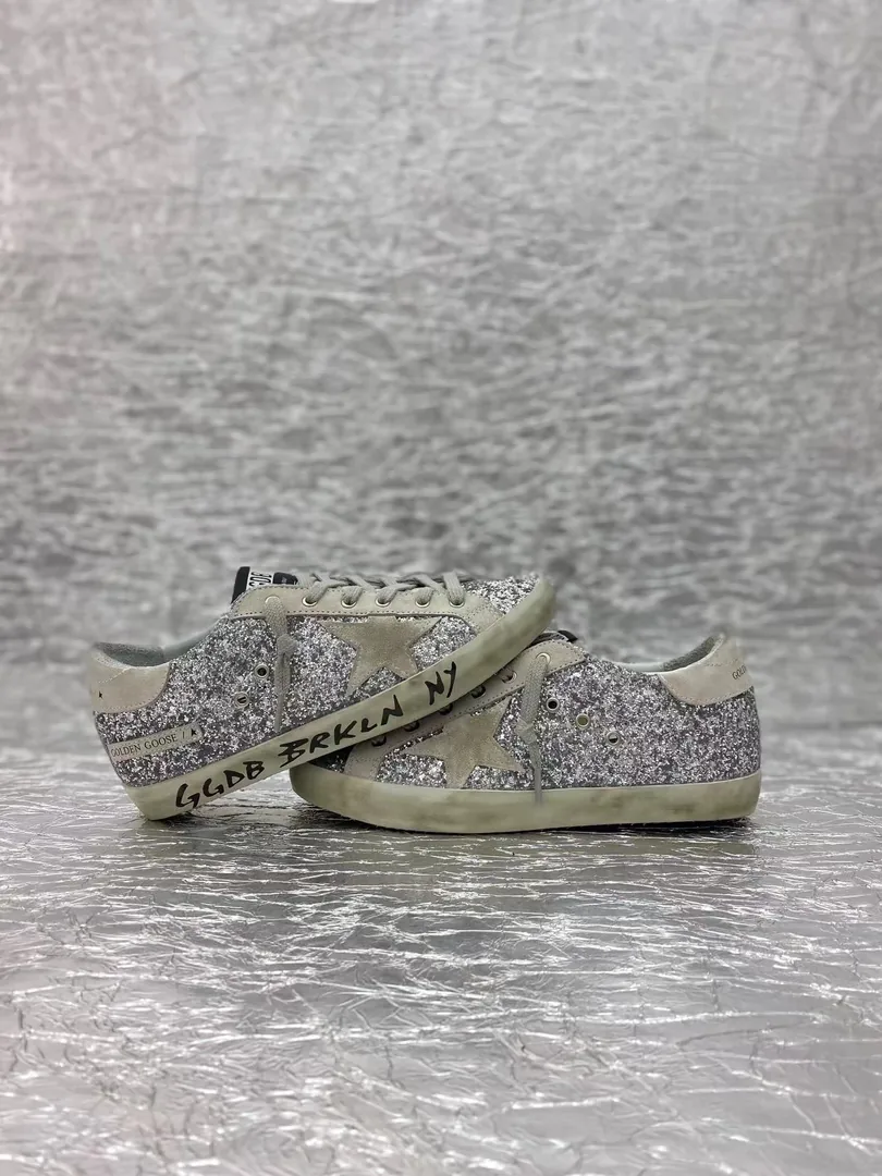 Golden Goose Super-Star Adidas Superstar Glitter Black — Photo 14