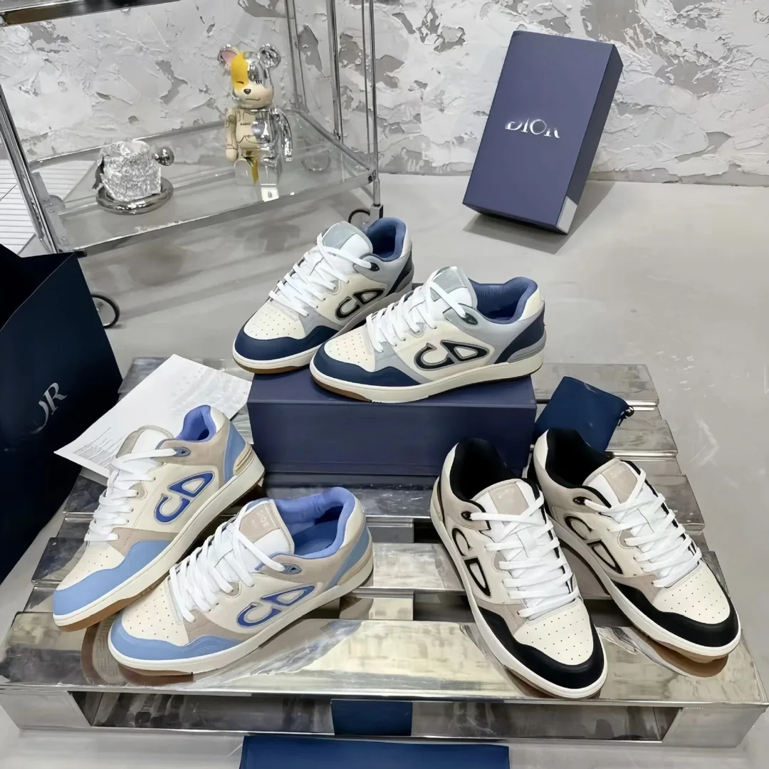 Dior B57 Navy White Sneakers