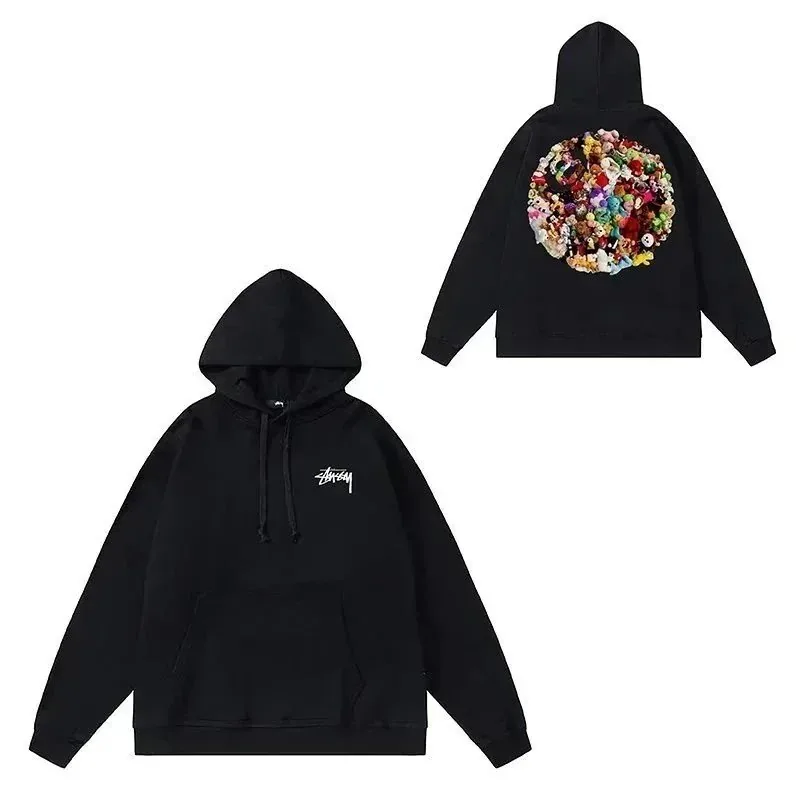 Black Eight Ball Letter Hoodie — Photo 12