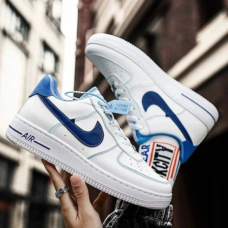 Nike Air Force 1 New White Lace-Up Sneakers — QC