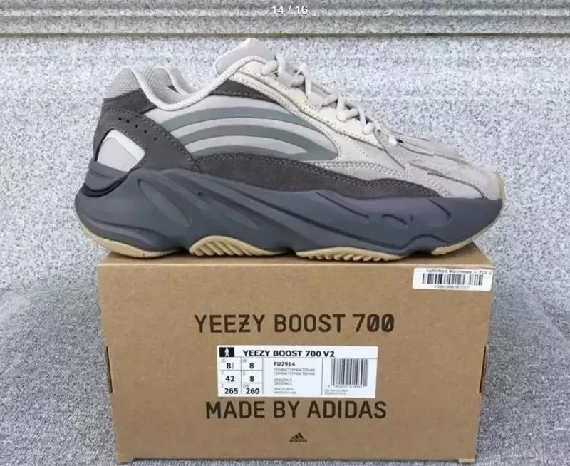 Adidas Yeezy 350 Grey Running Shoes — QC