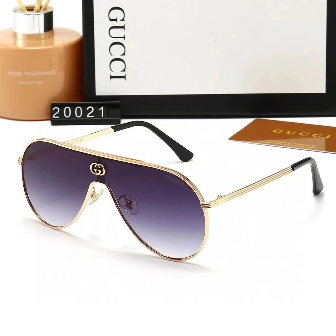 Gucci GG Logo Aviator Sunglasses — QC