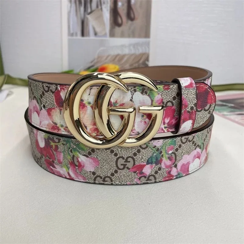 Gucci GG Buckle Leather Belt — Photo 13