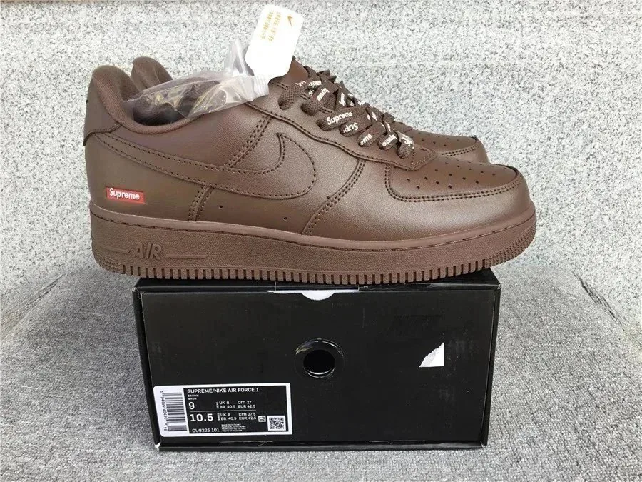Nike Air Force 1 White Skate Shoes — photo 9