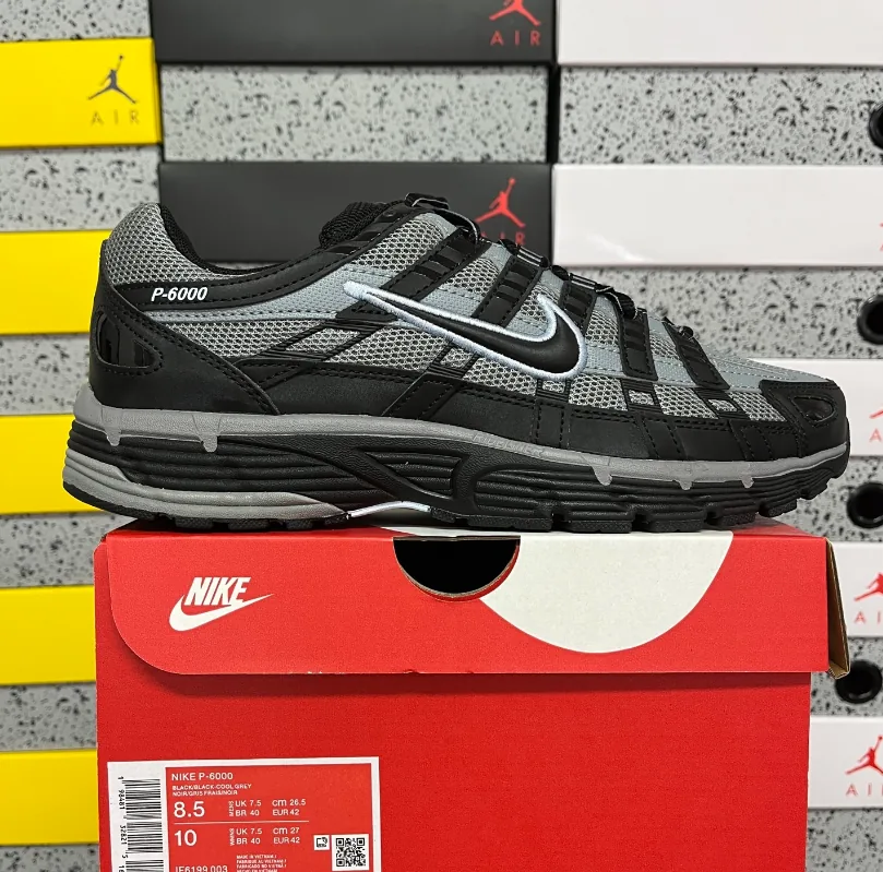 Nike P-6000 Red Breathable Running Shoes — Photo 12