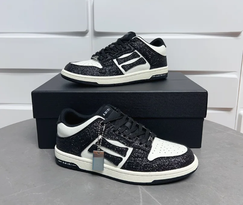Amiri Skel-Top Low Skeleton Sneakers