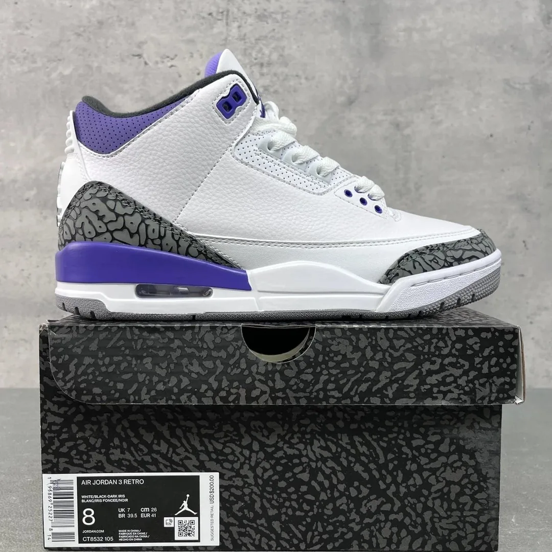 Air Jordan 3 White Trainers