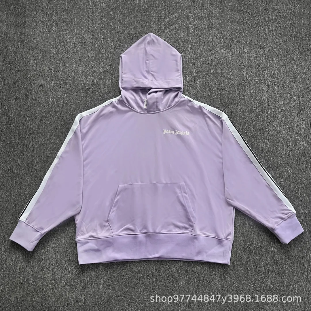 BBC Drawstring Striped Hooded Hoodie — Photo 6